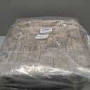 Bavni Washable Rug 8x10 Area Rug for Living Room Bedroom Dining, Washable Vintage Print Carpet, Ultra-Thin Chenille Low Pile Lightweight Rug with Non Slip Backing, Warm Taupe