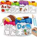 Coogam Water Painting Cards with Learning Alphabet, Reusable Aqua Painting Doddle Vocabulary Flash Cards, ABC Words Learning Educational Montessori Toy Gift for 3 4 5 Year Old Kids