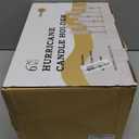 Gold Hurricane Candle Holders Set of 6, Tall Metal Windproof Glass Taper Candle Holder for Candlestick, Candle Sticks Decor, Table Centerpieces for Wedding, Candlelit Dinner Party Fireplace Decoration