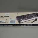 61 Key Keyboard Piano,Portable Electronic Digital Piano,Built In Dual Speakers,External Microphone,Power Plug,Rich Teaching Content,Multi-Functional Electronic Piano Suitable For Beginners
