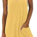 Lepunuo Womens Summer Casual Loose Rompers Athletic Sleeveless Stretchy Short Overalls Jumpsuits with Pockets (XXXL)