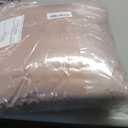 WRENSONGE Queen Comforter Set - 7 Pieces Clay Pink Soft Bed in a Bag Queen with Fitted Sheet, Flat Sheet, 2 Pillow Shams, and 2 Pillowcases- Warm Bedding Sets for All Season
