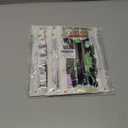 3 Pack Neon Foil Curtains for Glow in The Dark Party Supplies