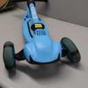 TONBUX Kids Scooter, Light Up 3 Wheel Kick Scooters for Kids 3-12, Folding Scooters with Adjustable Height - Toddler Scooter Lean-to-Steer & Widen Anti-Slip Deck (Blue)