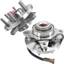 2Pcs 515169 Front Wheel Bearing Hub Assembly Compatible with 2015-2017 Ford F-150 (2.7L 3.5L 5L Engines), 4WD 6 Lug Bolts w/ABS