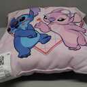 Disney Lilo and Stitch Angel Heart Kisses Throw Pillow (16x16)