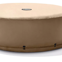 Intex 28523E PureSpa Energy Efficient Spa Cover: Extra Insulation and Minimizes Heat Loss – Protects Spa from Punctures and Weather Damage – Safety Buckle – Fits 4 Person PureSpa Models – 78" x 28⅜"