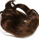 Joint Doll Wig, DIY Doll Wig, 1/6 Elasticity, Easy to Handle, High Temperature Silk for 15.5-17cm Dolls to Collect (Light Brown)