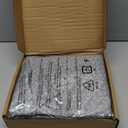 Amazon Basics Lightweight Wrinkle Free, Breathable Brushed Microfiber 4-Piece Bed Sheet Set with 14-Inch Deep Pockets, Full, Gray Arrows, Geometric