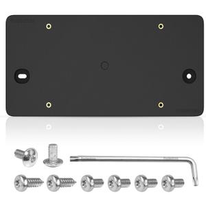 Rear License Plate Bracket Holder for Audi 2014-2024 A3 A4 A5 A6 A7 A8 Quattro Sportback Allroad S3 S4 S5 S6 S7 S8 RS3 RS4 RS5 RS6 RS7 Series License Plate Bumper Car Tag Frame Mounting Kit