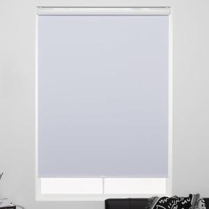 KALYSIE Cordless Roller Shades 100% Blackout Blinds for Windows and Doors, Pull Down Room Darkening Window Shades, Easy to Install for Home and Office, White, Fixed 75 Inches High, 51 Inches Width