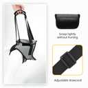 JOHNBOLIN Dog Lift Harness, Dog Sling with Padded, Hind Leg Support to Help Rehabilitate, Helps Senior, Injured, Disabled and After ACL Surgery Dogs (Grey, Small)