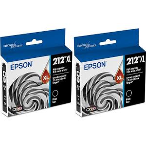 Epson 212 Claria Ink High Capacity Black Cartridge (T212XL120-S) Works with Workforce WF-2830,2850 and Expression XP-4100,4105,(Pack of 1)