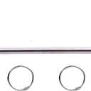 Flip Calendar Chart Rod with Suction Cup for Classroom Whiteboard, 11.8''-23.6'' Retractable Hanging Rod, Adjustable Date Cards Holder for Classroom Home Décor (Calendar Not Included)