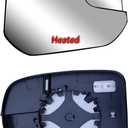 Replacement Passenger Right Side Mirror Glass Heated with Blind Spot Glass and Back Plate for Ford Transit Connect from 2014 to 2023