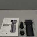 Electric Compressed Air Duster Cordless: 60 MPH High Wind Speed Mini Air Blower for Electronics Portable Computer Cleaner Hand Keyboard Cleaning Powerful Duster for Car, Fans and Other Sences