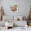 Acelii 5D Diamond Art Kits for Adults,Christmas Couple Special Shape Diamond Painting Kits for Beginners, Winter Hot Springs DIY Crystal Diamond Dots Gem Art Craft for Home Decor 11.8x11.8 Inch