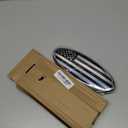 9 Inch Metal Replacement Ford Emblem - American Flag Front Grille F150 Tailgate Oval 9"X3.5" - Fits 04-14 F250 F350, 11-14 Edge, 11-16 Explorer, 06-11 Ranger - Silver
