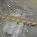 ELPHECO 2 Pack 3.5 Gallon Bathroom Trash Can with Lid Motion Sensor Slim Garbage Can Bathroom Decor Waterproof Smart Small Trash Bin for Kitchen, Office, Bedroom, Living Room, Toilet, Cream Beige