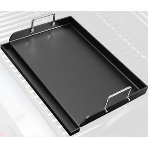 Universal Griddle for Gas Grill - 25" x 16" Nonstick Ceramic Coating Flat Top Griddle for Gas Stove, Outdoor Grill/Camping/Tailgating