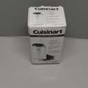 Cuisinart DCG-20BN Coffee Grinder, On/Off Switch With Safety Interlock, Stainless Steel Blades and Easy-to-Clean Bowl with Lid, 2.5oz/70g Capacity  Enough for 12 Cups, White