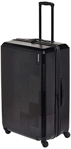 American Tourister Stratum XLT Expandable Hardside Luggage with Spinner Wheels, Jet Black, Checked-Large 28-Inch
