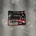 Zip Ties, RAZCC 1200pcs Cable Zip Ties 8 Inch, Heavy Duty White Plastic Wire Ties with 50lb Tensile Strength, Self-Locking Nylon Cable Ties, Wire Management for Indoor and Outdoor