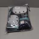 Dark Lightning Kids/Junior/Youth Knee Pads Elbow Pads Wrist Guards 3 in 1 Protective Gear, for Skateboard,Roller Skate,Inline,Cycling,MTB Bike,Scooter