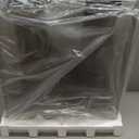 SONGMICS Trash Can, 2 x 8 Gallon (2 x 30 L) Garbage Can for Kitchen, with 15 Trash Bags, 2 Compartments, Plastic Inner Buckets and Hinged Lids, Airtight, Silver and Black ULTB60NL