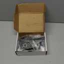 Double Side Gate Latch, Heavy Duty Gate Latch for Wooden Fence, Black Fence Gate Latch with Handles, Heavy Duty Gate Latch for Wooden Gates, Pool Gate, Backyard, Garden