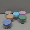 DRKIO 12 Pack Glass Baby Food Storage Containers - 4 Oz Baby Food Jars with Lids Baby Food Maker Microwave Dishwasher Freezer Safe 100% Leak Proof BPA Free Reusable