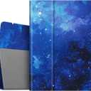 Fintie Folio Case for iPad Pro 12.9 (2nd Gen) 2017 / iPad Pro 12.9 (1st Gen) 2015 - [Corner Protection] Premium PU Leather Smart Stand Protective Cover with Auto Sleep/Wake (Starry Sky)