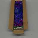 AQUANEAT Artificial Fish Tank Plants, Plastic Aquarium Accessories Large, 15.5 inch Purple Decorations, 2pcs