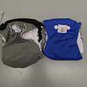 CuteBone Washable Dog Diapers Male with Snaps Reusable 3pcs a Pack Doggie Belly Band for Male Dogs Wraps KDM01S (S(11"-14"))