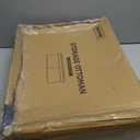 35-INCH Storage Ottoman Bench, Footrest with Storage, End of Bed Bench Coffee Table for Living Room, Bedroom, Entryway, Blue