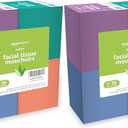 Amazon Basics Facial Tissue, 2-Ply, 300 Count | With Lotion | 8 Packs  (8 Packs of 75), (Packaging May Vary)