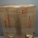 COMHOMA Big and Tall Office Chair, High Back Leather Gaming Chair with Footrest, Executive Ergonomic Office Chair with Pocket Spring Lumbar Support and with Outward Fixed Soft Armrests (Deep Black)