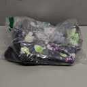 opux Insulated Lunch Bag for Men Women, Leakproof Floral Grey Lunch Box for Work, Portable Soft Lunch Cooler Bag with Shoulder Strap, Adult Lunchbox Lunch Pail for Kid Boy Girl School, 14 Can/8L