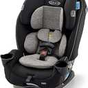Graco Slimfit 3-in-1 Convertible Car Seat, Slim Car Seat with Space-Saving Design, Highback Booster Seat with 10-Position Headrest, Rear Facing and Forward Facing Carseat, Jarret MFD: 04-13-26
