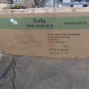 VECELO Modern Couch Bed, Convertible Sofa Bed/Folding Sleeper Couches Faux Leather Futon for Living Room, Futon Sofa Bed, Black