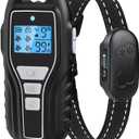 Dog Training Collar with Remote, Waterproof IPX7 E Collar for Dogs, Beep and Vibration Modes, Safe and Humane Training, 2000FT Range, Rechargeable, Fits Small Medium Large Dogs 15120 lbs (Clear)