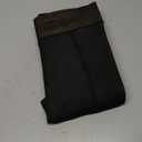 Fleece Lined Tights Women Leggings Thermal Pantyhose Fake Translucent Tights Opaque High Waisted Winter Warm Tight, Black L