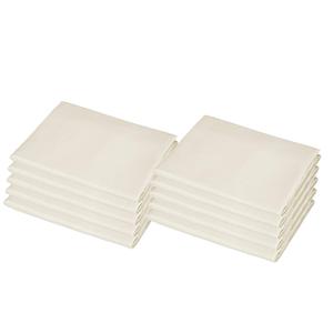 American Baby Company 10 Piece 100% Natural Cotton Percale Toddler Cot Sheets 23" x 40" - Soft & Breathable Cot Sheets for Daycare and Preschool, Cream