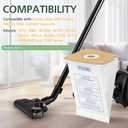20 Pack Style MM Vacuum Bags Compatible with Eureka Style MM Eureka Mighty Mite 3670 and 3680 Series Canister Vacuums, Replaces Part # 60295, 60295A, 60295B 60295C, 60296 & 60297A