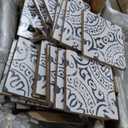 MSI Indigo Encaustic 8 in. x 8 in. Glazed Porcelain Wall Tile for Bathroom, Floor Tile and Kitchen Backsplash, Case