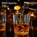 Yungyan 150 Pcs 10 oz Plastic Clear Whiskey Glasses, Clear