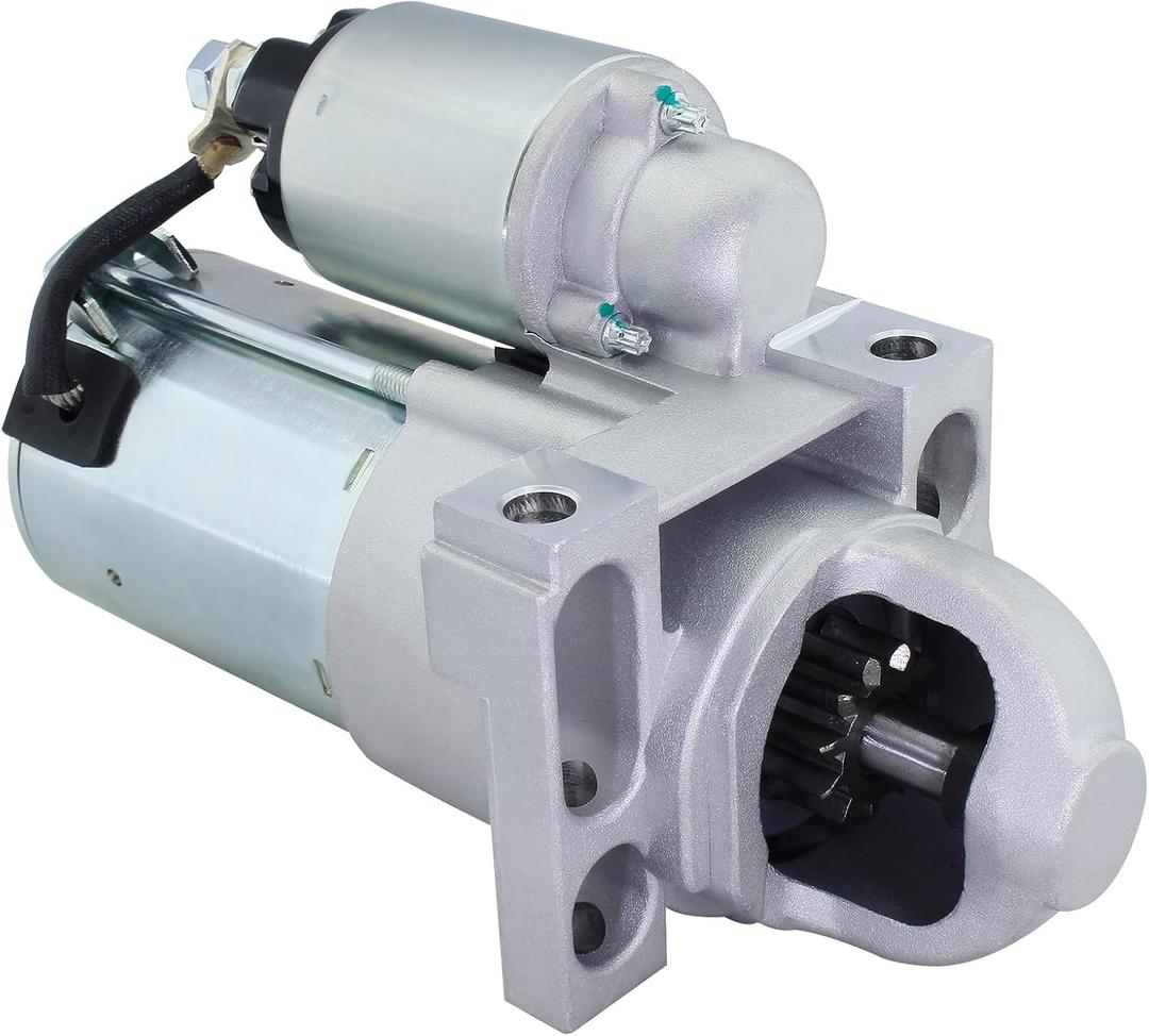 Starter Replacement New for 2001-2002 Chevy Silverado 1500 Tahoe Suburban, GMC Sierra 1500 Yukon, 2002 Cadillac Escalade Chevy Avalanche, V8 4.8 5.3L 01 02 10465548 10465579 19136238 9000854 9000906