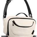 TAAOKA Camera Sling Bag,Waterproof Camera Case with Tripod Holder,Lightweight DSLR/SLR/Mirrorless Camera Bags Crossbody for photographers-Beige