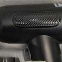 Compressed Air Duster, 100000RPM Handheld Car Vacuum/Air Blower& Pump, 3 Gear Adjustable Electric Air Duster/Car Vacuum Cleaner, Keyboard Duster with LED Light-10 Kits Air Blower for Computer(Black)