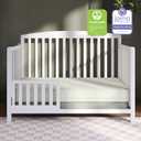 Dream On Me Meadow Firm Fiber Crib & Toddler Mattress Willow Green, Waterproof Vinyl Cover, GREENGUARD Gold & BSA Certified, Made in USA, Fits Full Size Cribs & Toddler Beds